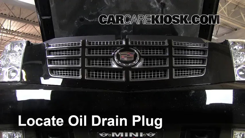 2008 Cadillac Escalade 6.2L V8 Oil Change Oil and Oil Filter
